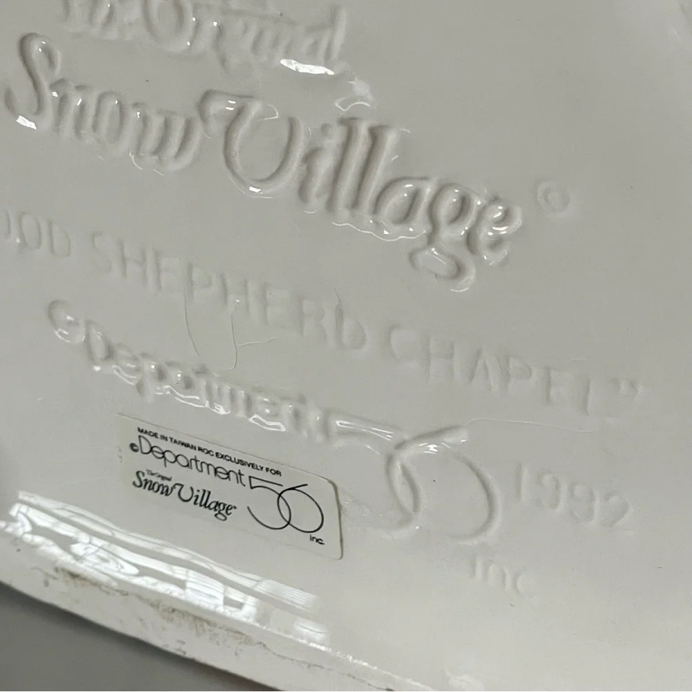 "Good Shepherd Chapel" Original Snow Village by Dept. 56 - Picture 10 of 16